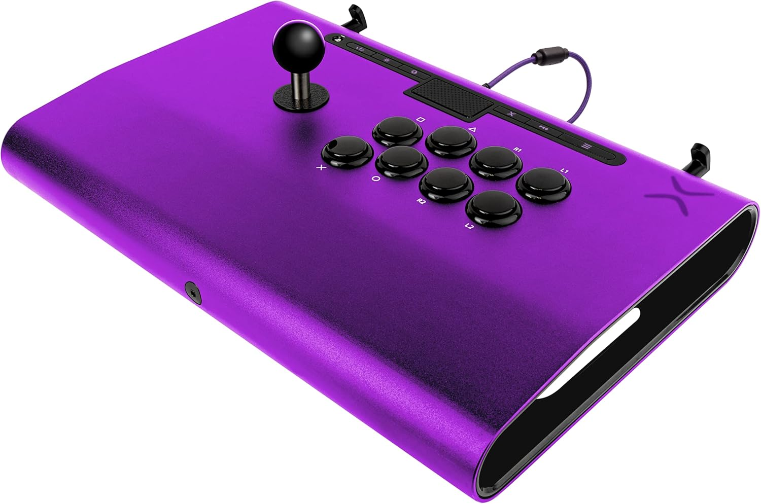 A Victrix brand arcade stick.